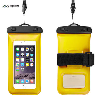 sponge inside Camping Waterproof Bag 190x105mm IPX8 Grade for Phone