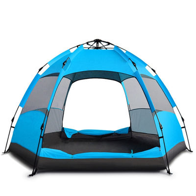 3-4 Person Camping 60S Set Up Hexagon Outdoor Sports Tent Waterproof Pop Up