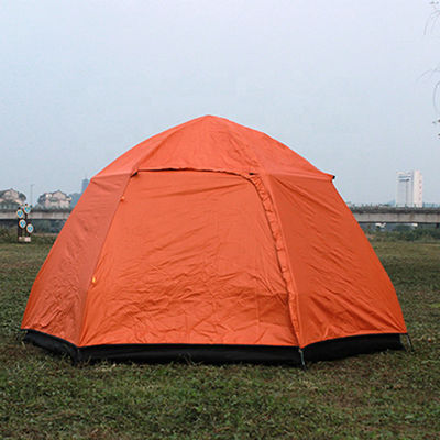 Windproof Waterproof Family Camping Tent 4KG Lightweight Outdoor Dome Tent