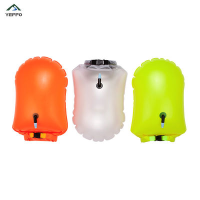 Inflatable Open Water Swimming Safety Buoy Durable Innoxious High Visibility
