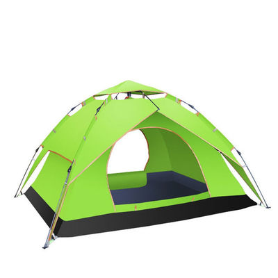 Camping 2-3 Person Waterproof Tent , Windproof Double Layer Pop Up Tent