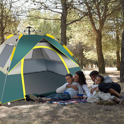 Automatic Waterproof Camping Pop Up Tent 3-4 Person Easy Set Up For Family