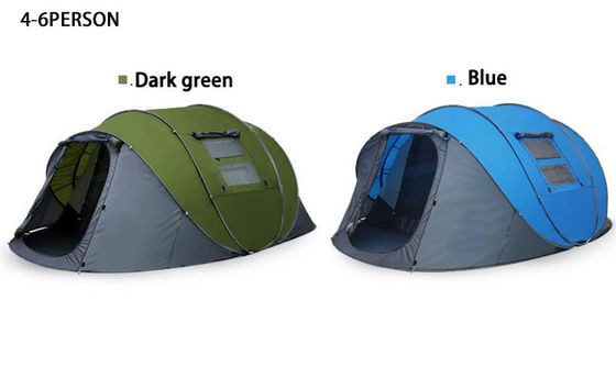 Easy Pop Up 4 Person Waterproof Family Camping Tent Automatic Setup 2 Doors