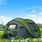 Instant Setup Big Family Camping Tents , Waterproof Beach Pop Up Tent