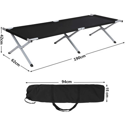 Hiking Hunting Folding Lightweight Bed , Portable Camping Cot With Carry Bag