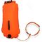 Swimmers Triathletes Swiming Buoy Tow Float Dry Bag With Adjustable Belt 20L