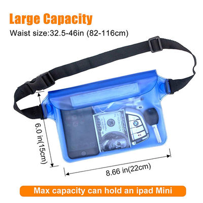 Swimming PVC Camping Waterproof Bag Adjustable Strap Dry Bag Fanny Pack