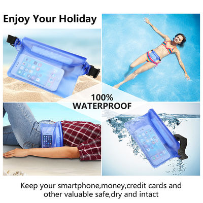 Swimming PVC Camping Waterproof Bag Adjustable Strap Dry Bag Fanny Pack