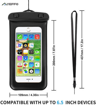 Stable Floatable Waterproof Phone Case Waterproof Pouch Reliable IPX8 Level