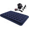 Coil Beam Inflatable Camping Mattress PVC Flocked Top Low Profile