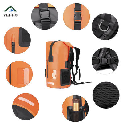 35L Waterproof Mountaineering Backpack IPX6 For Boating Kayaking Hiking Canoeing