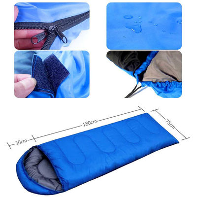 Ultra Lightweight 4 Season Backpacking Sleeping Bag Microfiber Filled Envelope Structure