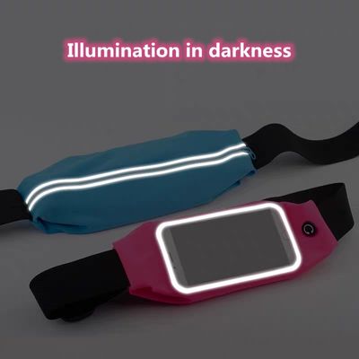 YEFFO Running Pouch Bag Reflective Running Belt Waist Pack For Women