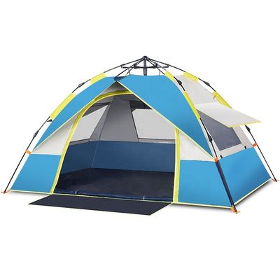 Straight Bracing Waterproof Outdoor Tent Easy To Carry Tent For 3-4 Person 205*195*130CM