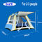Outdoor Automatic Folding Camping Tent 190T Polyester Four Sides Three Windows