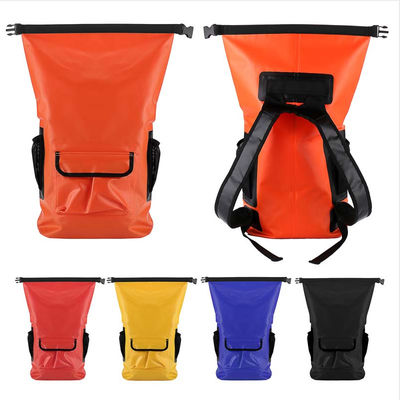 Multifunctional Waterproof Roll Top Bag IPX6 Grade 22 Liter Backpack