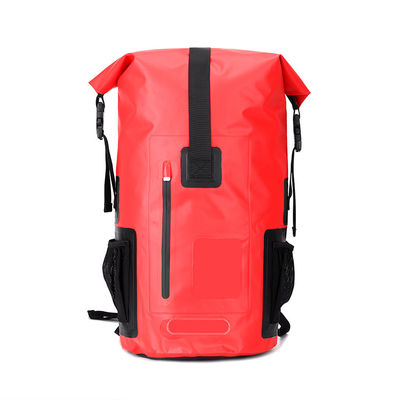 Lightweight Waterproof Roll Top Backpack 35L PVC 500D Tarpaulin