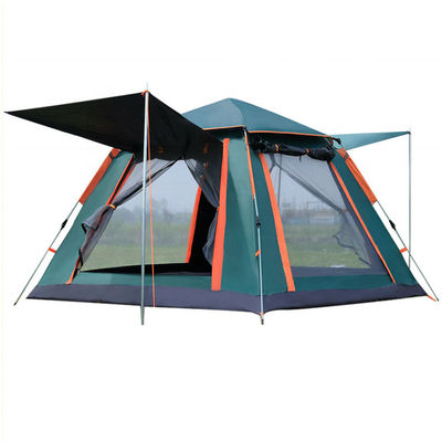 Four Sided Double Layer Waterproof Family Camping Tent Sunscreen Instant Setup Tent