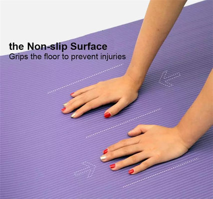 Shock Absorption NBR Fitness Mat 1/2 Inch Extra Thick Exercise Mat