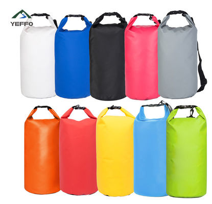 Floating Camping Waterproof Bag Roll Top 5L 10L 20L  Dry Bag For Outdoor Activities