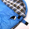 Spill Resistant Envelope Outdoor Camping Sleeping Bag 170T Polyester Soft Hollow Cotton