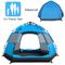 IPS6 Waterproof Pop Up Tent Orange Blue 3 To 4 Person Tent 240*200*135cm
