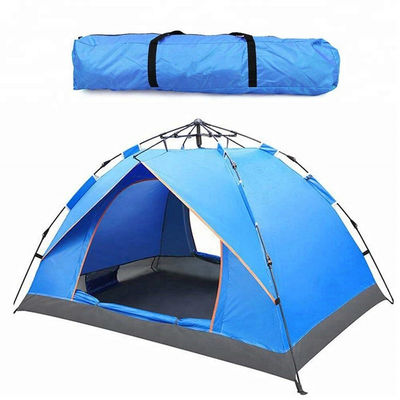 Waterproof 2.2KG Camping Pop Up Tent 201D Oxford Cloth Straight Bracing Type