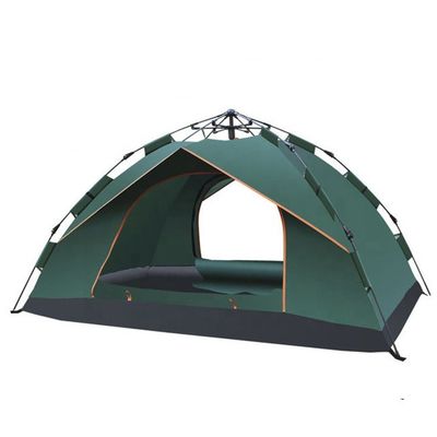 Waterproof 2.2KG Camping Pop Up Tent 201D Oxford Cloth Straight Bracing Type