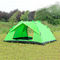 Rainproof Instant Outdoor Pop Up Tent 170T Polyester Taffeta Coated Silver 1-2 Person