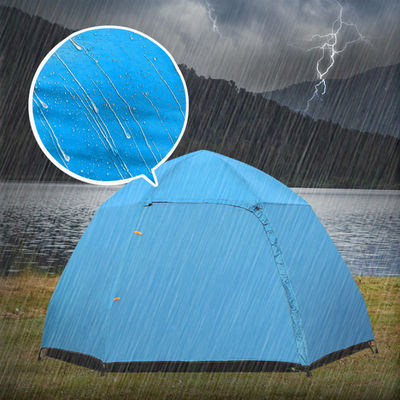 Windproof Waterproof Family Camping Tent 4KG Lightweight Outdoor Dome Tent