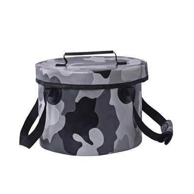 Camo Camping Folding Bucket