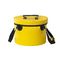 Circle Shape Collapsible Beach Bucket PVC Foldable Waterproof Fishing Bucket