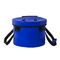 Circle Shape Collapsible Beach Bucket PVC Foldable Waterproof Fishing Bucket