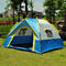 Quick Opening Family Pop Up Beach Tent Silver 190T UV Resistant Waterproof Camping Tent