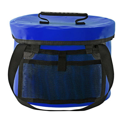 YEFFO Eco Friendly Collapsible Wash Bucket Waterproof With Mesh Pocket