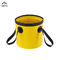 Portable 20L Collapsible Bucket Large Capacity Compact Storage