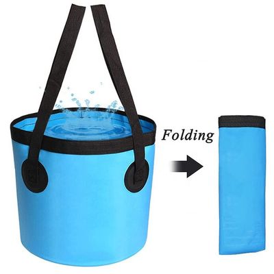 PVC Tarpaulin Camping Folding Bucket