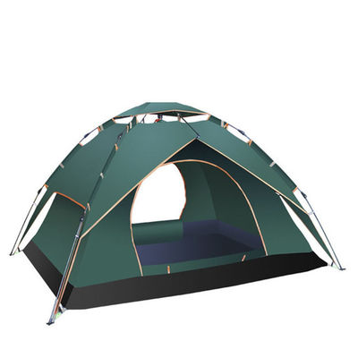 Double Layer Waterproof Family Camping Tent 210D Oxford PU Easy Set Up