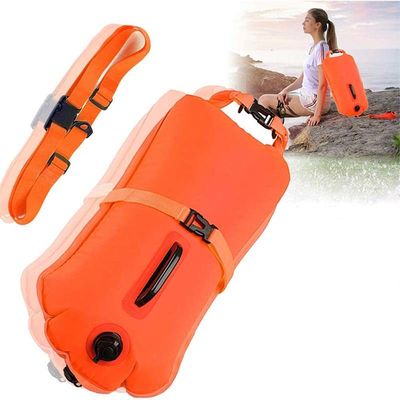 18L Open Water Swim Buoy Dry Bag Lightweight Waterproof PVC Fabric