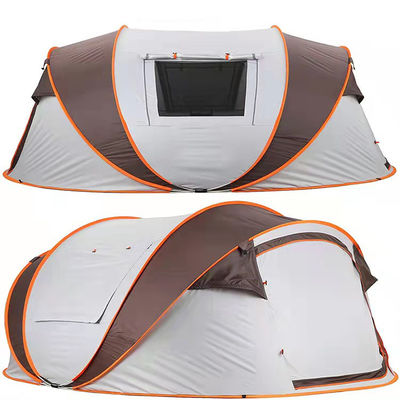 Easy Setup Family Pop Up Tent 4 Person , Camping Waterproof Instant Tent