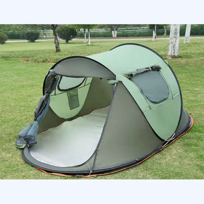 Easy Setup Family Pop Up Tent 4 Person , Camping Waterproof Instant Tent