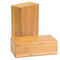 Bamboo Brick Pilates Yoga Set Lightweight Non Slip Surface Arc Edges
