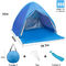 Sunscreen SPF 50+ Pop Up Tent Beach Shelter One Bedroom for Three season