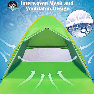 Portable Cabana Beach Sunscreen Tent Anti UV 4 Person 200x165x130CM