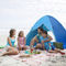 Lightweight Beach Sunscreen Tent UPF 50+ Automatic Pop Up For 2-3 Persons