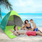 Dustproof 2-3 Person Lightweight Beach Sun Shade Foldable Diagonal Bracing Type