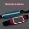 Comfortable Lycra Running Belt Bag Illumination Phone Touch for Athleta