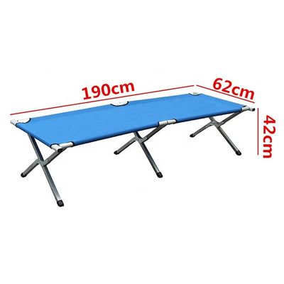 Ultralight Portable Folding Camping Bed durable double sided Oxford For Backpacking