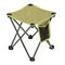 600D Oxford Fabric Square Folding Chair High 16.5in Lightweight Fold Up Camping Chairs