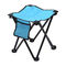 600D Oxford Fabric Square Folding Chair High 16.5in Lightweight Fold Up Camping Chairs
